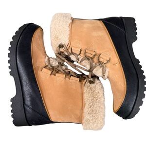NWOB‎ JBU by Jambu Women's Brown Lace-up Southgate Winter Mid Calf Boot